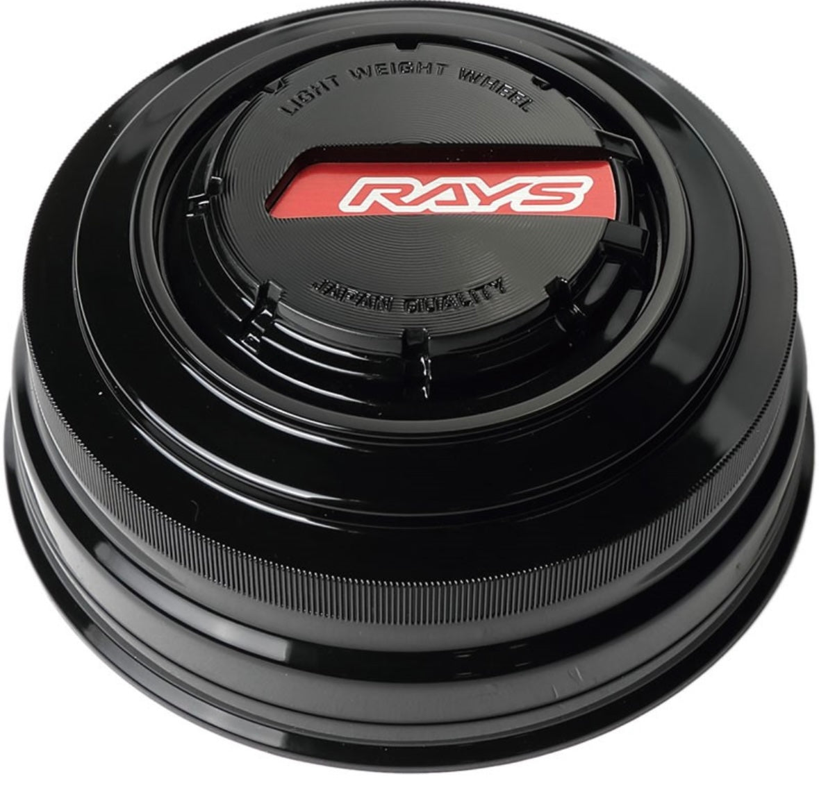 RAYS GRAMLIGHTS LPS Large PCD Center Cap in Black