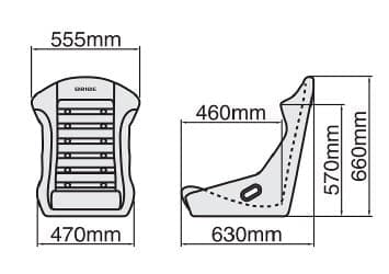 BRIDE HISTRIX SUPER ARAMID BLACK BUCKET SEAT